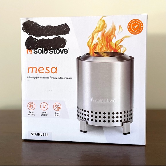 Solo Stove Mesa Stainless Steel Tabletop Firepit - Picture 2 of 7